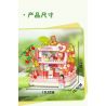 WEILE CREATION 6017 NHÀ TÁO bộ đồ chơi xếp lắp ráp ghép mô hình FAIRY TALE TOWN APPLE HOUSE 783 khối