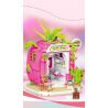 WEILE CREATION 6018 NHÀ THANH LONG bộ đồ chơi xếp lắp ráp ghép mô hình FAIRY TALE TOWN DRAGON FRUIT HOUSE 799 khối