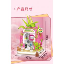 WEILE CREATION 6018 NHÀ THANH LONG bộ đồ chơi xếp lắp ráp ghép mô hình FAIRY TALE TOWN DRAGON FRUIT HOUSE 799 khối