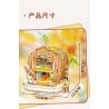 WEILE CREATION 6020 NHÀ DỪA bộ đồ chơi xếp lắp ráp ghép mô hình FAIRY TALE TOWN COCONUT HOUSE 783 khối