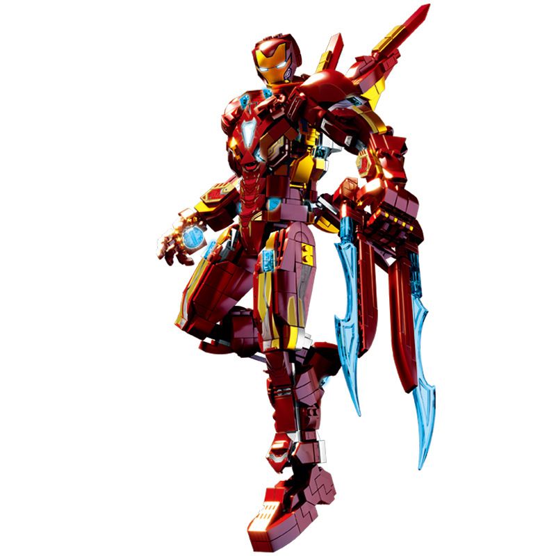 LY 76099 NGƯỜI SẮT MK50 bộ đồ chơi xếp lắp ráp ghép mô hình Super Heroes Siêu Nhân Anh Hùng 1568 khối