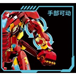 LY 76099 NGƯỜI SẮT MK50 bộ đồ chơi xếp lắp ráp ghép mô hình Super Heroes Siêu Nhân Anh Hùng 1568 khối