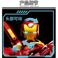 LY 76099 NGƯỜI SẮT MK50 bộ đồ chơi xếp lắp ráp ghép mô hình Super Heroes Siêu Nhân Anh Hùng 1568 khối
