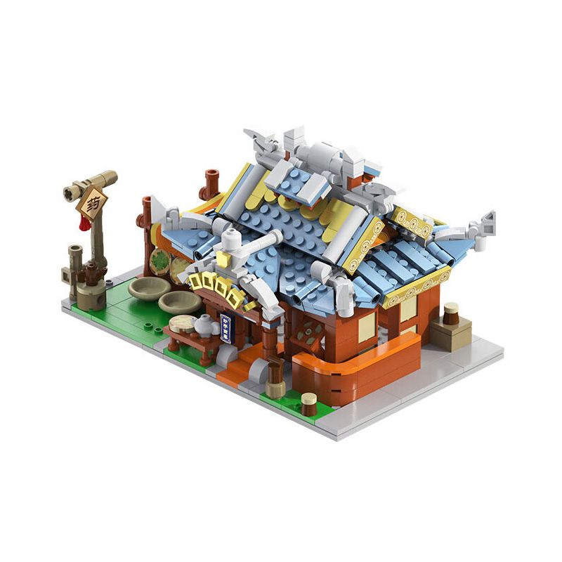 CADA DOUBLEE C67001 67001 HÀNH TRÌNH VỀ PHƯƠNG TÂY HUYỀN ẢO HỘI TRƯỜNG HUICHUN THÀNH PHỐ AN bộ đồ chơi xếp lắp ráp ghép mô hình Movie & Game Phim Và Trò Chơi 531 khối