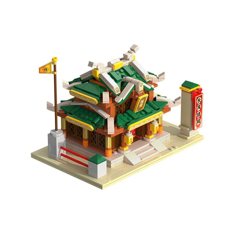 CADA DOUBLEE C67003 67003 HÀNH TRÌNH VỀ PHƯƠNG TÂY GIẢ TƯỞNG CƠ QUAN HỘ TỐNG THÀNH PHỐ TRƯỜNG bộ đồ chơi xếp lắp ráp ghép mô hình Movie & Game Phim Và Trò Chơi 558 khối