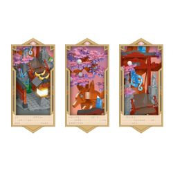 JIESTAR JJ9064 9064 CÂY ANH ĐÀO THIÊNG LIÊNG bộ đồ chơi xếp lắp ráp ghép mô hình 1370 khối