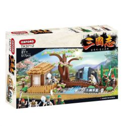 OXFORD TK3712 3712 TAM QUỐC DIỄN NGHĨA BA LẦN THĂM NHÀ TRANH bộ đồ chơi xếp lắp ráp ghép mô hình Three Kingdoms 삼국지 삼고초려 517 khối