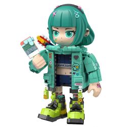 FUNIFY W9021 9021 CÔ GÁI KHÔNG GIAN AI NIAN XIAORAN XOAN bộ đồ chơi xếp lắp ráp ghép mô hình