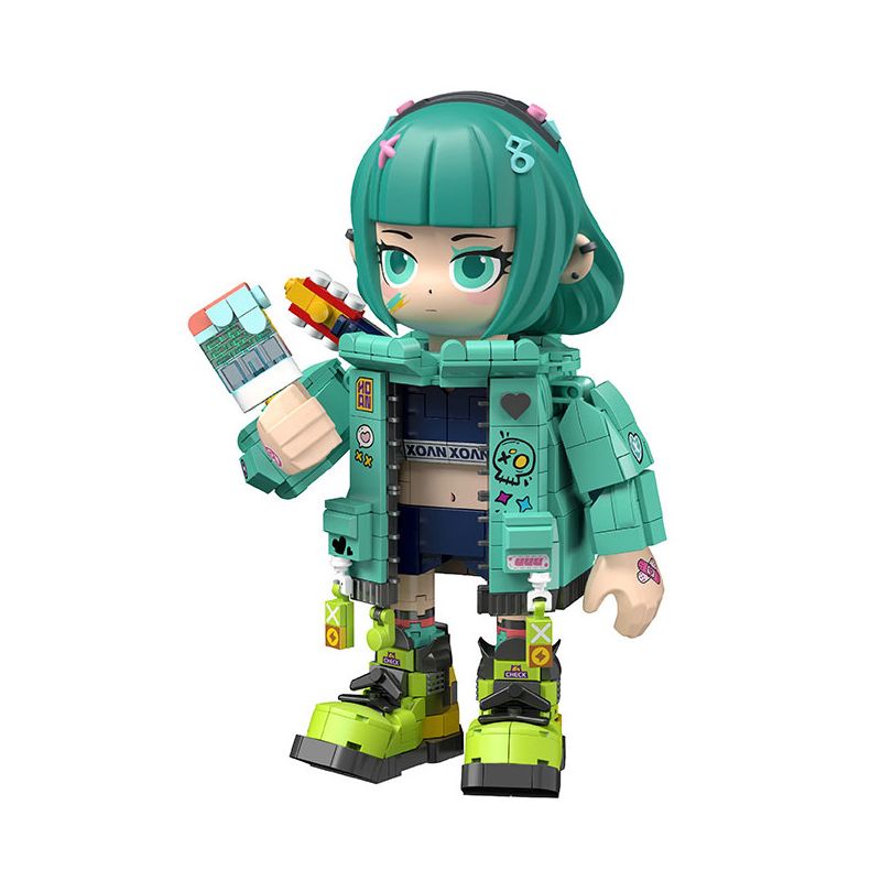 FUNIFY W9021 9021 CÔ GÁI KHÔNG GIAN AI NIAN XIAORAN XOAN bộ đồ chơi xếp lắp ráp ghép mô hình