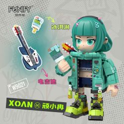 FUNIFY W9021 9021 CÔ GÁI KHÔNG GIAN AI NIAN XIAORAN XOAN bộ đồ chơi xếp lắp ráp ghép mô hình