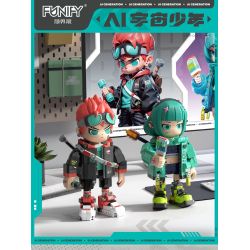 FUNIFY W9021 9021 CÔ GÁI KHÔNG GIAN AI NIAN XIAORAN XOAN bộ đồ chơi xếp lắp ráp ghép mô hình