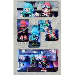 FUNIFY W9021 9021 CÔ GÁI KHÔNG GIAN AI NIAN XIAORAN XOAN bộ đồ chơi xếp lắp ráp ghép mô hình