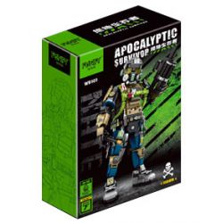 FUNIFY W9101 9101 NGƯỜI SỐNG SÓT CỦA JEDI HIỆP SĨ bộ đồ chơi xếp lắp ráp ghép mô hình Military Army APOCALYPTIC SURVIVOR NATE Quân Sự Bộ Đội