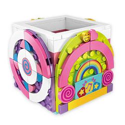 FUNIFY C.9221 .9221 HỘP ĐỰNG BÚT CẦU VỒNG bộ đồ chơi xếp lắp ráp ghép mô hình Gear RAINBOW PEN RACK Đồ Lắp Ghép 201 khối