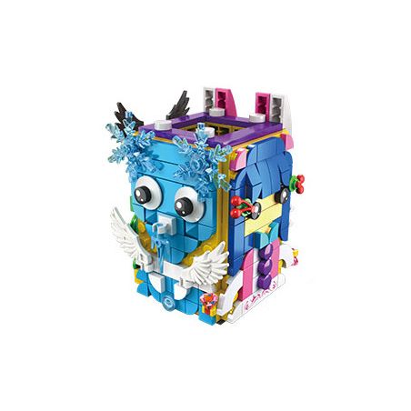 FUNIFY C.9222 .9222 HỘP ĐỰNG BÚT HOẠT HÌNH bộ đồ chơi xếp lắp ráp ghép mô hình Gear BRICKS PEN RACK Đồ Lắp Ghép 304 khối