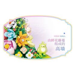 ZHEGAO 643001 GẤU VỪA CHỚM NỞ LÂU ĐÀI TRÊN MÂY bộ đồ chơi xếp lắp ráp ghép mô hình CLOUD CASTLE 995 khối