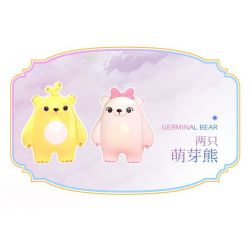 ZHEGAO 643001 GẤU VỪA CHỚM NỞ LÂU ĐÀI TRÊN MÂY bộ đồ chơi xếp lắp ráp ghép mô hình CLOUD CASTLE 995 khối