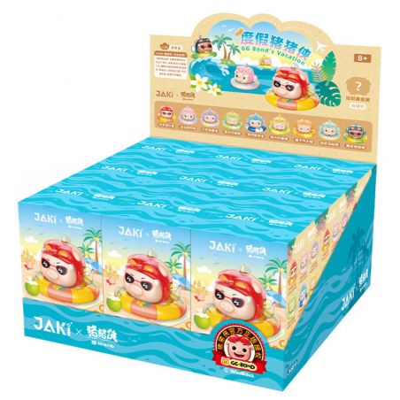JAKI JK6819 6819 HỘP MÙ PIG MAN KỲ NGHỈ bộ đồ chơi xếp lắp ráp ghép mô hình Movie & Game GG BOND'S VACATION Phim Và Trò Chơi