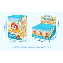 JAKI JK6819 6819 HỘP MÙ PIG MAN KỲ NGHỈ bộ đồ chơi xếp lắp ráp ghép mô hình Movie & Game GG BOND'S VACATION Phim Và Trò Chơi