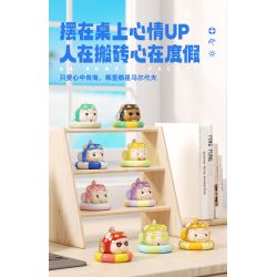 JAKI JK6819 6819 HỘP MÙ PIG MAN KỲ NGHỈ bộ đồ chơi xếp lắp ráp ghép mô hình Movie & Game GG BOND'S VACATION Phim Và Trò Chơi