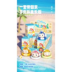 JAKI JK6819 6819 HỘP MÙ PIG MAN KỲ NGHỈ bộ đồ chơi xếp lắp ráp ghép mô hình Movie & Game GG BOND'S VACATION Phim Và Trò Chơi