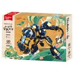 SLUBAN M38-B1272 B1272 1272 M38B1272 38-B1272 SƠN HẢI CỔ ĐIỂN HUYỀN VŨ CƠ KHÍ MINH CỰ THẦN bộ đồ chơi xếp lắp ráp ghép mô hình 685 khối