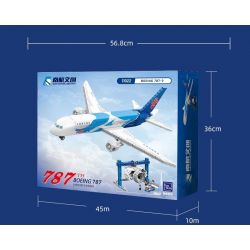 PANTASY 11022 CHINA SOUTHERN AIRLINES RED LABEL BOEING 787 (CHIẾC THỨ TRÊN THẾ GIỚI) bộ đồ chơi xếp lắp ráp ghép mô hình City Thành Phố 2000 khối