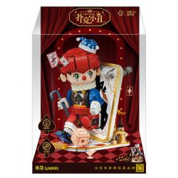 WEKKI 506187 NGÀY XỬA XƯA CHÚ HỀ POKER bộ đồ chơi xếp lắp ráp ghép mô hình JOKER POKER 1577 khối