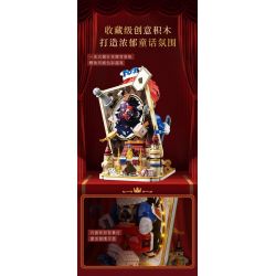WEKKI 506187 NGÀY XỬA XƯA CHÚ HỀ POKER bộ đồ chơi xếp lắp ráp ghép mô hình JOKER POKER 1577 khối