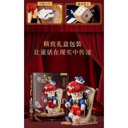 WEKKI 506187 NGÀY XỬA XƯA CHÚ HỀ POKER bộ đồ chơi xếp lắp ráp ghép mô hình JOKER POKER 1577 khối