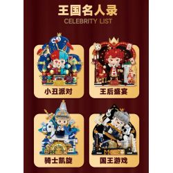 WEKKI 503188 VƯƠNG QUỐC POKER BỮA TIỆC HỀ bộ đồ chơi xếp lắp ráp ghép mô hình CLOWN PARTY 464 khối