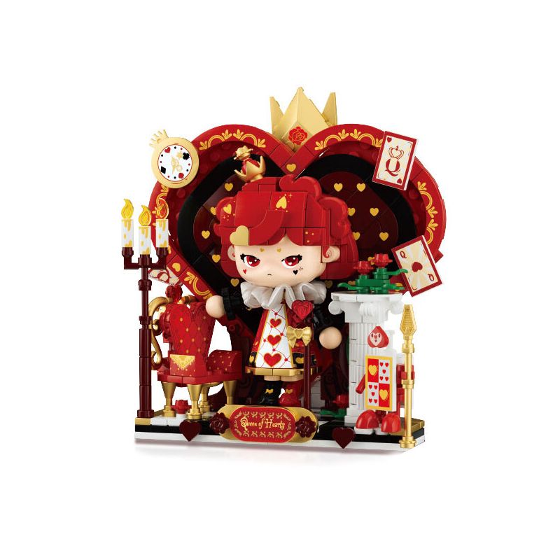 WEKKI 503189 VƯƠNG QUỐC POKER BỮA TIỆC CỦA NỮ HOÀNG bộ đồ chơi xếp lắp ráp ghép mô hình QUEEN'S FEAST 463 khối