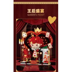 WEKKI 503189 VƯƠNG QUỐC POKER BỮA TIỆC CỦA NỮ HOÀNG bộ đồ chơi xếp lắp ráp ghép mô hình QUEEN'S FEAST 463 khối
