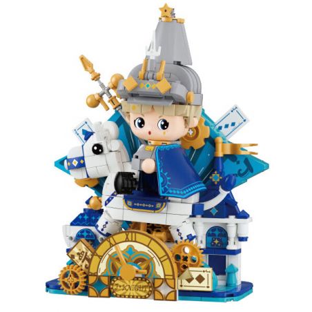 WEKKI 503190 VƯƠNG QUỐC POKER HIỆP SĨ CHIẾN THẮNG bộ đồ chơi xếp lắp ráp ghép mô hình KNIGHT'S TRIUMPH 585 khối