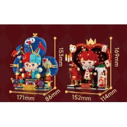 WEKKI 503190 VƯƠNG QUỐC POKER HIỆP SĨ CHIẾN THẮNG bộ đồ chơi xếp lắp ráp ghép mô hình KNIGHT'S TRIUMPH 585 khối