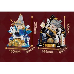 WEKKI 503191 VƯƠNG QUỐC POKER TRÒ CHƠI CỦA CÁC VỊ VUA bộ đồ chơi xếp lắp ráp ghép mô hình GAME OF KINGS 434 khối