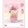 LOZ 1680 MÁY GASHAPON Q DỄ THƯƠNG SNOWTOP BERRY bộ đồ chơi xếp lắp ráp ghép mô hình 444 khối