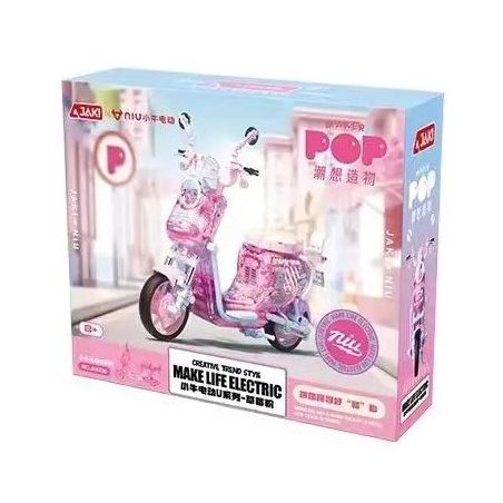 JAKI JK8326 8326 JK8327 8327 XE ĐẠP ĐIỆN MAVERICKS U SERIES VUI VẺ TRONG THÀNH PHỐ bộ đồ chơi xếp lắp ráp ghép mô hình