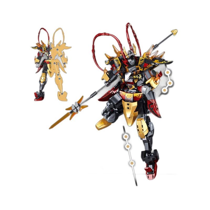 SLUBAN M38-B1269 B1269 1269 M38B1269 38-B1269 BẬC THẦY CƠ KHÍ TƯỚNG QUÂN BAY LỮ BỐ bộ đồ chơi xếp lắp ráp ghép mô hình ROBOT 552 khối