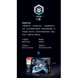 SLUBAN M38-B1270 B1270 1270 M38B1270 38-B1270 BẬC THẦY CƠ GIỚI TƯỚNG QUÂN CHIẾN THẮNG ZHAO YUN bộ đồ chơi xếp lắp ráp ghép mô hình ROBOT 555 khối