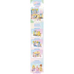 TOP TOY TC2513 2513 XÔ CỬA HÀNG ĐẦY MÀU SẮC bộ đồ chơi xếp lắp ráp ghép mô hình 300 khối