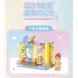 TOP TOY TC2513 2513 XÔ CỬA HÀNG ĐẦY MÀU SẮC bộ đồ chơi xếp lắp ráp ghép mô hình 300 khối