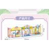 TOP TOY TC2513 2513 XÔ CỬA HÀNG ĐẦY MÀU SẮC bộ đồ chơi xếp lắp ráp ghép mô hình 300 khối