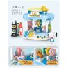 CACO S021 SNOOPY CỬA HÀNG BÓNG BAY bộ đồ chơi xếp lắp ráp ghép mô hình Movie & Game SNOOPY BALLOON Phim Và Trò Chơi 340 khối