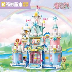 KEEPPLEY 36017 CÔNG CHÚA TUYỆT VỜI LÂU ĐÀI BĂNG GIẢ TƯỞNG bộ đồ chơi xếp lắp ráp ghép mô hình Girl Con Gái