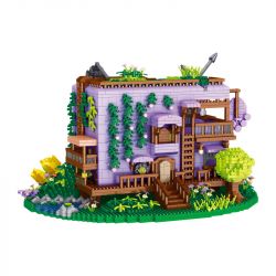 ZHEGAO LZ8296 8296 CỬA HÀNG HOA TIVI bộ đồ chơi xếp lắp ráp ghép mô hình FLOWER SHOP 3396 khối