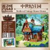 ZHEGAO 613010 TRANG VIÊN THỜI TRUNG CỔ bộ đồ chơi xếp lắp ráp ghép mô hình Medieval Castle MEDIEVAL VINTAGE MANOR HOUSE Chiến Tranh Trung Cổ 1749 khối
