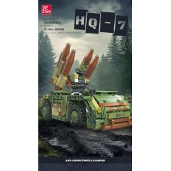 JIESTAR 58139 XE PHÓNG TÊN LỬA PHÒNG KHÔNG HQ-7 bộ đồ chơi xếp lắp ráp ghép mô hình Technic Kỹ Thuật Công Nghệ Cao Mô Hình Phương Tiện 609 khối