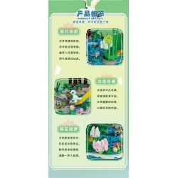 ZHEGAO 623004 ÁNH TRĂNG TRÊN AO SEN bộ đồ chơi xếp lắp ráp ghép mô hình LOTUS POND MOONLIGHT 720 khối