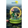 ZHEGAO 623004 ÁNH TRĂNG TRÊN AO SEN bộ đồ chơi xếp lắp ráp ghép mô hình LOTUS POND MOONLIGHT 720 khối